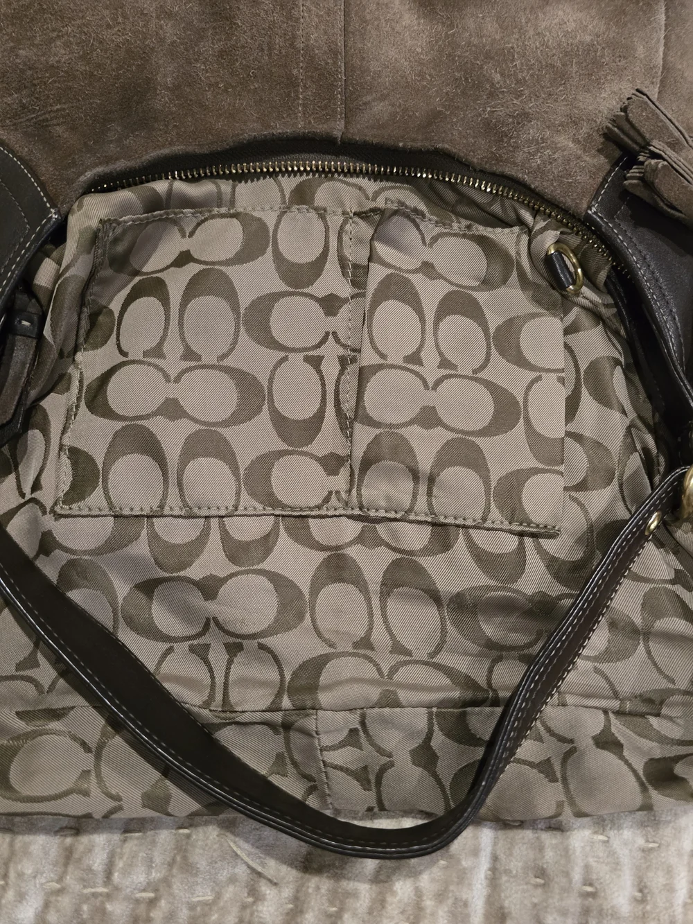Coach stylish brown